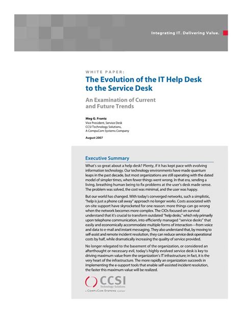 helpdesk evolution|Helpdesk Evolution: From Inception to Future Trends.